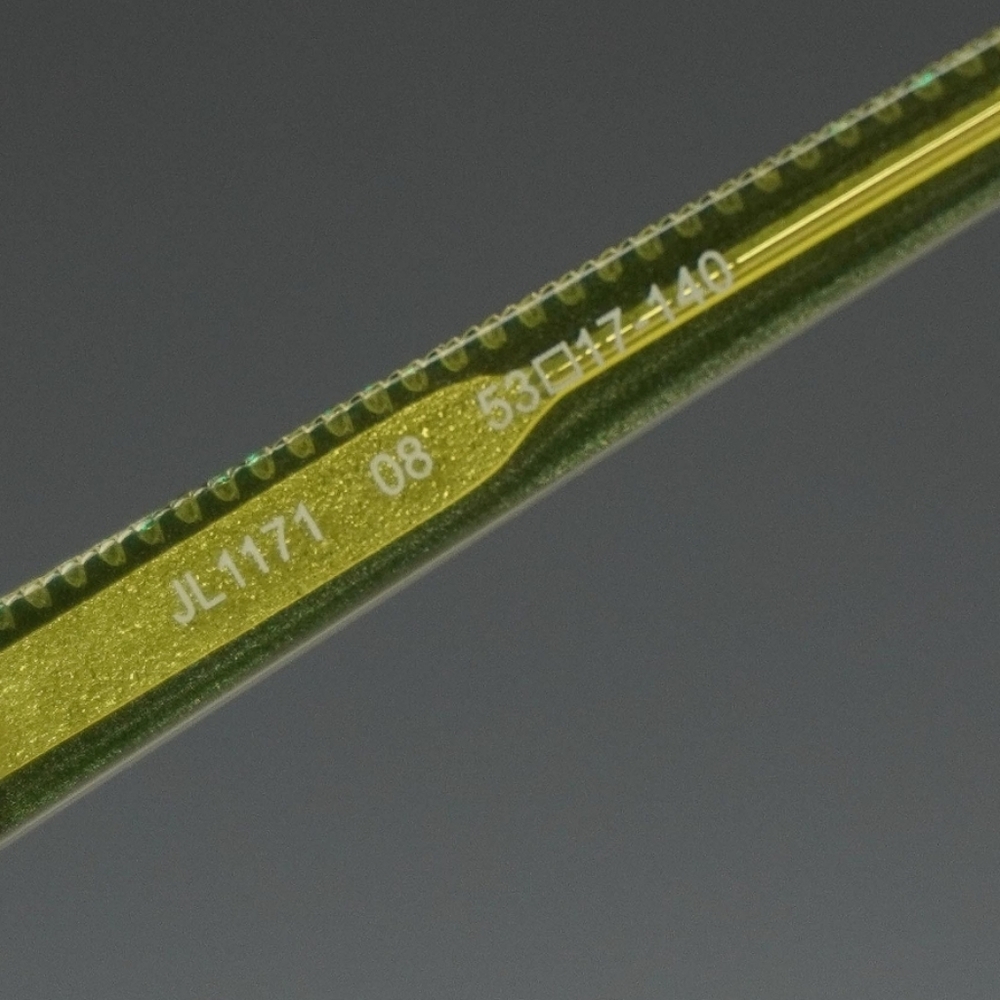 RARE Judith Leiber Cat-Eye Glasses | Green JL1171 Designer Eyewear Frame 53-17-1 - Picture 5 of 8